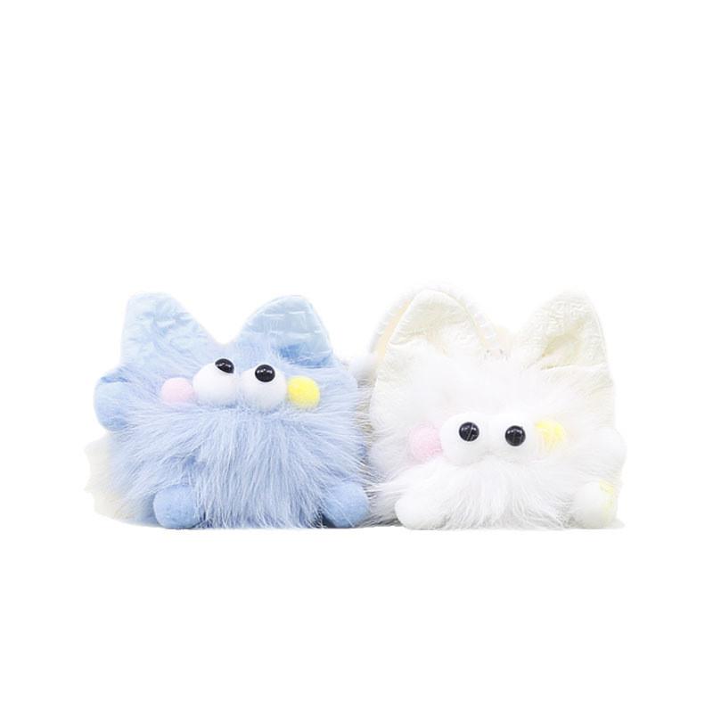 Coal Cuter Bow Ball Doll Keychain Pp Cotton Stuffed Charm For Decoration Bag