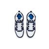 Court Borough Mid 2 Cow Leather Mid Top Kids' Skateboarding Shoes White Blue Children Aged 3 7 Years Old CD7783-107
