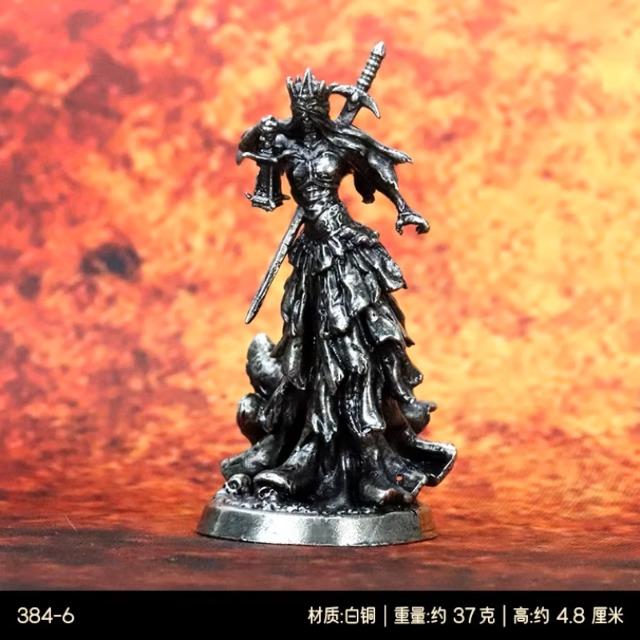 Fantasy RPG Metal Miniatures Holy Light Heroes Vs Shadow Undead Paintable Tabletop Game Figures War Chess Model Tabletop Game