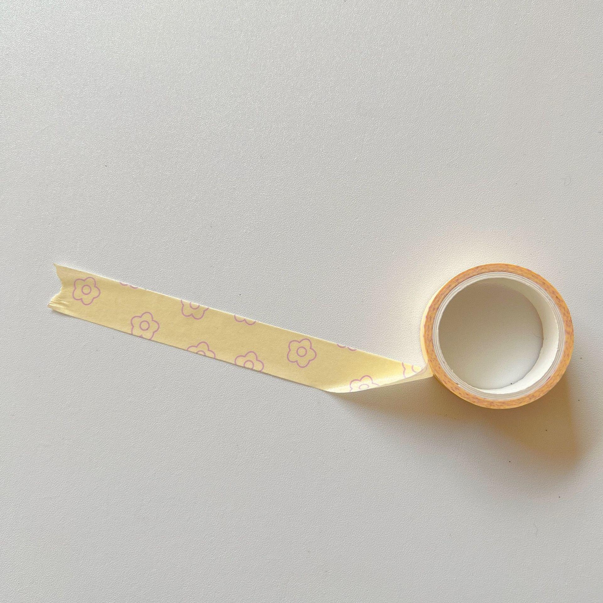 

1Pcs Korean Ins Cherry and Washi Tape, Cute and Girlish Checkered Tape DIY Decorative Material Tape Stickers Washi Tapes