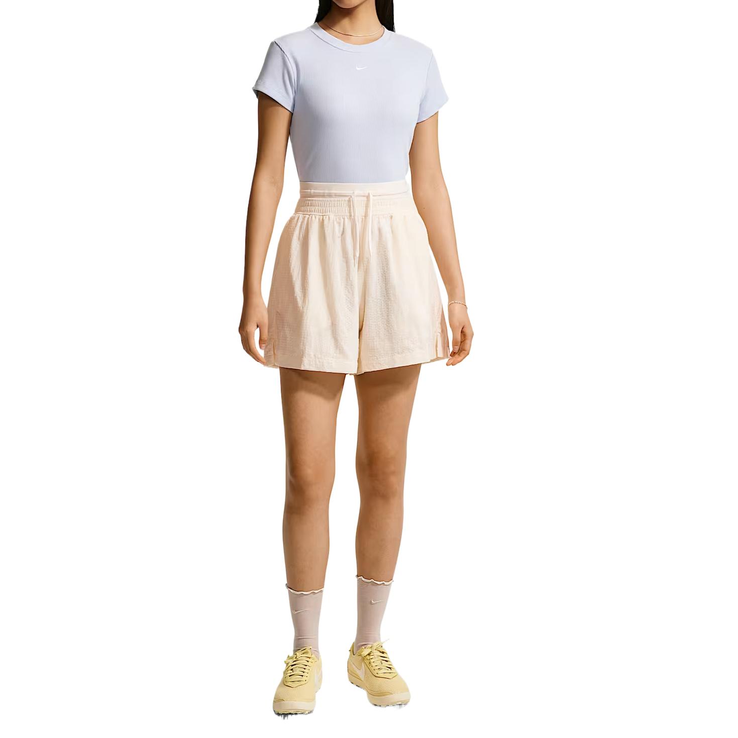 Nike Sportswear High-Waisted Tear-Resistant Solid Color Casual Shorts Women shorts IF0564103 S