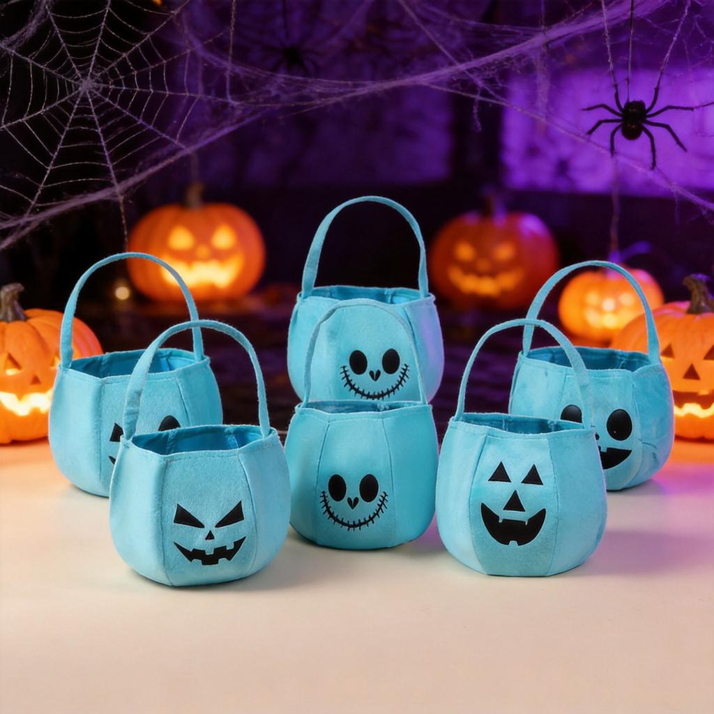 Halloween Pumpkin Bag for Collecting Candies, Ghost Party Costume for Enhancing Festive Atmosphere, Decoration with Candies, Ghost Festival