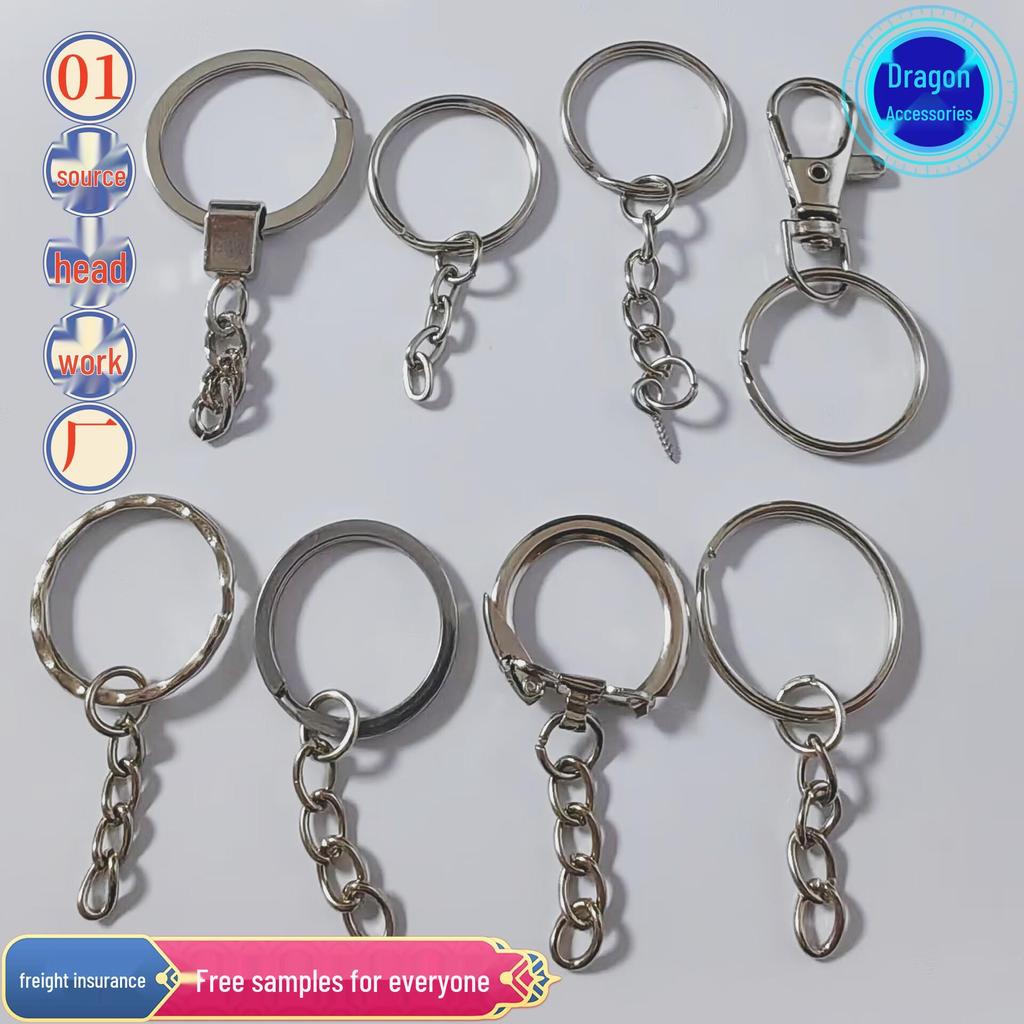 Edelstahl Metall Schlüsselanhänger Zubehör - 304 Schlüsselring