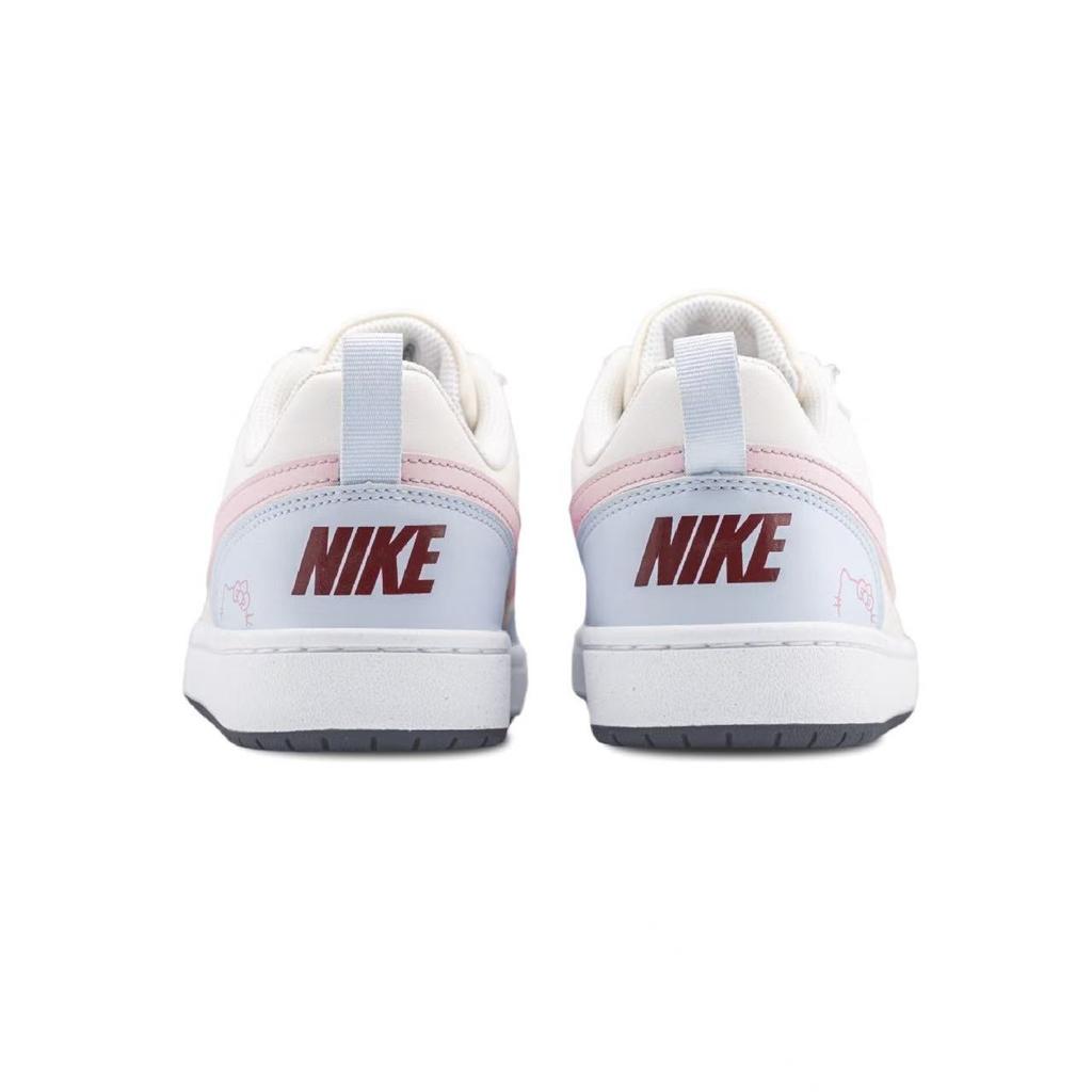 Nike Court Borough Maris Sal Sweetheart Leather Abrasion Resistant Slip Resistant Low top Skateboard Shoes Women's FV8120-141(Team1848--SBOX)
