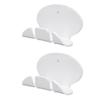 2PCS X Ray Sensor Holder with Adhesive Acrylic X Ray Sensor Wall Mount Storage Hanger for Office