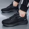 Plus Size 50 Lightweight Cushioning Sneakers Men's Xiyin Fattening and Widening Flying Knitting Running Little White Mesh Shoes