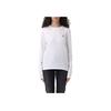 Polo Ralph Lauren Logotipo Bordado Gola Redonda Manga Comprida Camiseta Mulher Camisetas Branco 211898699-001
