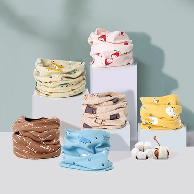 Winter Warmer Neck Scarf For Kids Boys Girls Neckerchief Autumn Cute Baby Cartoon Scarf Soft Neck Collar Children´S Scarves 0-8Y
