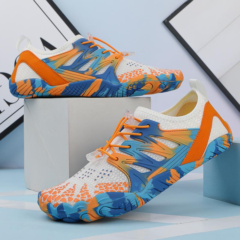 Men's and Women's Indoor Fitness Shoes Non-slip Lightweight Soft-soled Treadmill Squat Deadlift Skipping Rope Yoga Shoes Home Sports Shoes