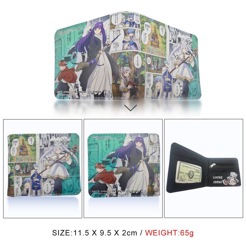Frieren: Beyond Journey's End 3D Anime Coin Purse - Stereoscopic Embossed Cartoon Design