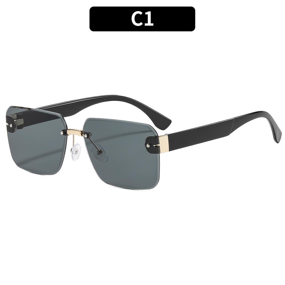 New European And American Fashion Frameless Sunglasses, Uv-Proof High-End Sunglasses Price