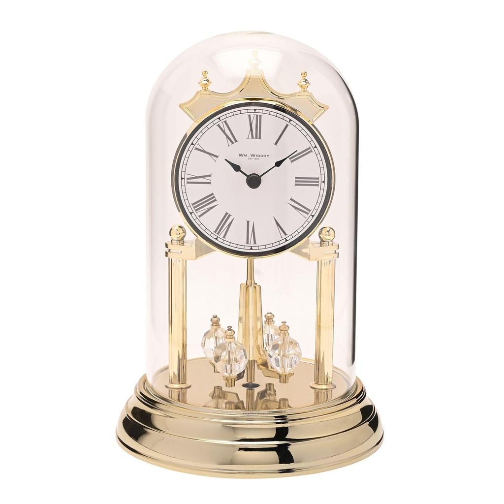Orologio Anniversario Wm.Widdop con Pendolo Rotante - Oro