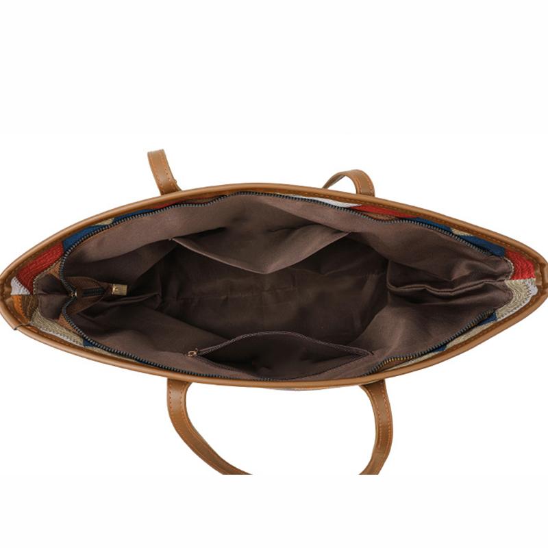 Design Vintage Pattern Handbag High-grade Material Shoulder Bag New Classic Commuter Large Capacity Shopping Totes for Women MIT