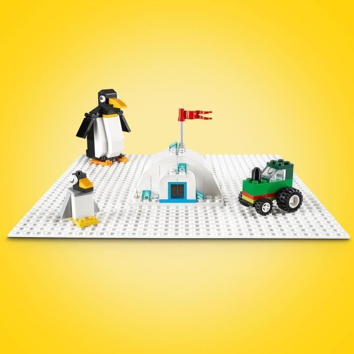 LEGO® 11026 Classic The White Building Plate 32x32, Base Pedestal for Construction, Assembly and Display