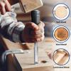 7.5 Inch Wood Chisel Carbon Steel Mn65# with Hammer End and Anti-Slip Handle Woodworking Carving Tools