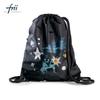 FRII OF NORWAY Children's Drawstring Closure Bag, Water-Resistant Sports Backpack Storage Bag for Boys