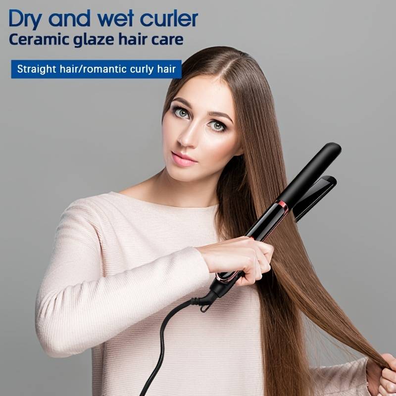 Professional Hair Straightener Flat Irons Wholesale Steampod Ceramic LED Electric  Ceramic Coating Nano Keratin