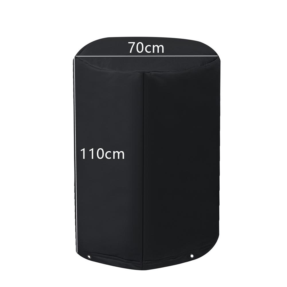 

Round Water Pressure Tank Cover with Weatherproof Shell and Thermal Insulation Layers for Winter Outdoor Protection