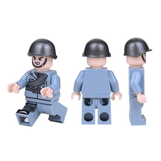 20 Pièces Figurine de Soldat Miniature Modèle de Soldat Peint à la Main Jouet de Construction Décoration de Bureau Cadeau pour Amateurs Militaires Collectionneurs