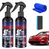 Multi-Functional Coating  Agent, 3 In1 Ceramic Car Coating Spray, High Quick Car Coating Spray Fast-Acting, Nanotechnology Plastic Parts 120ML