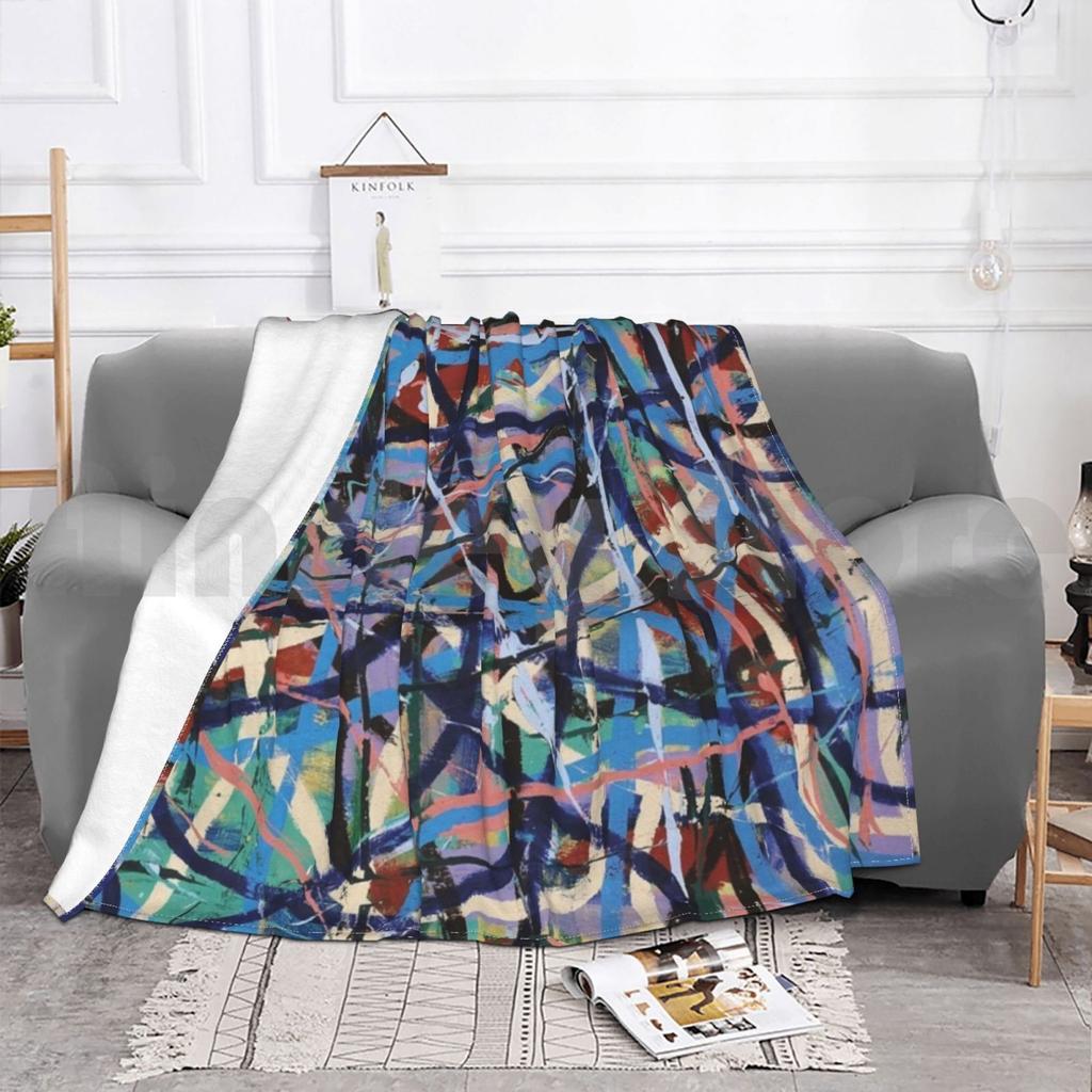 Abstract American Grafitti Art Design Blanket For Sofa Bed Travel Grafitti Banksy Street Art Graffiti Street