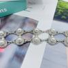 Pearl Waist Chain For Women Silver Water Diamond Necklace Summer Fashion Accessory