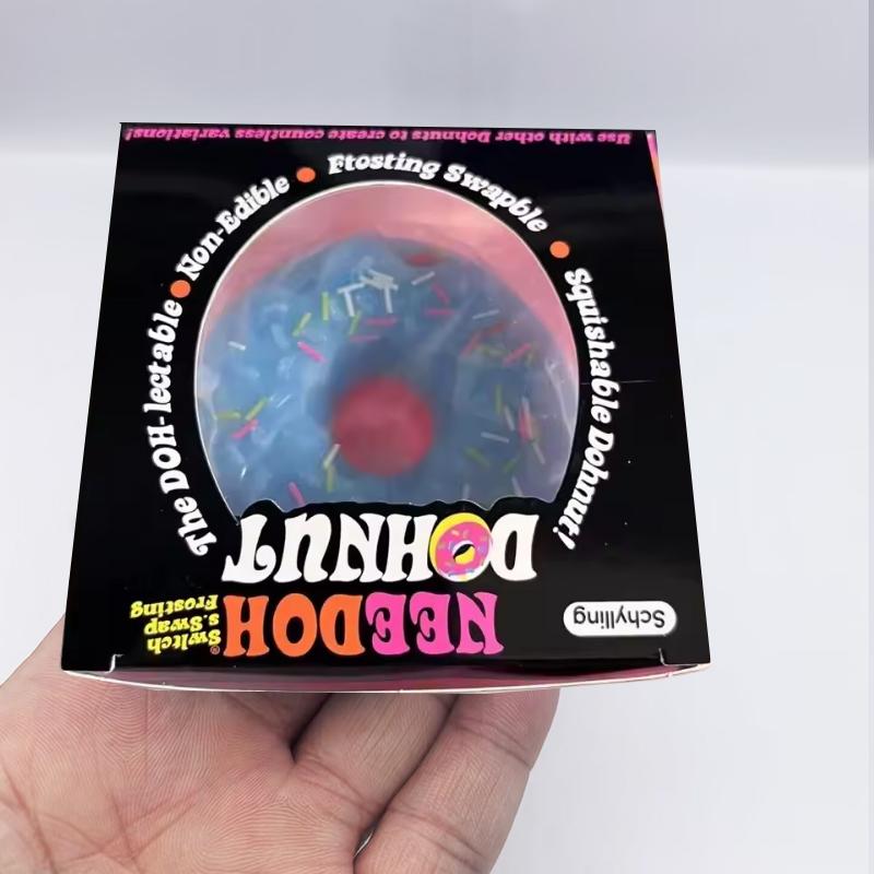 New Nee Doh Jellyfish & Cube Squish Toy Soft Jelly Squeeze Stress Relief Fidget Sensory Toy For Kids And Adults