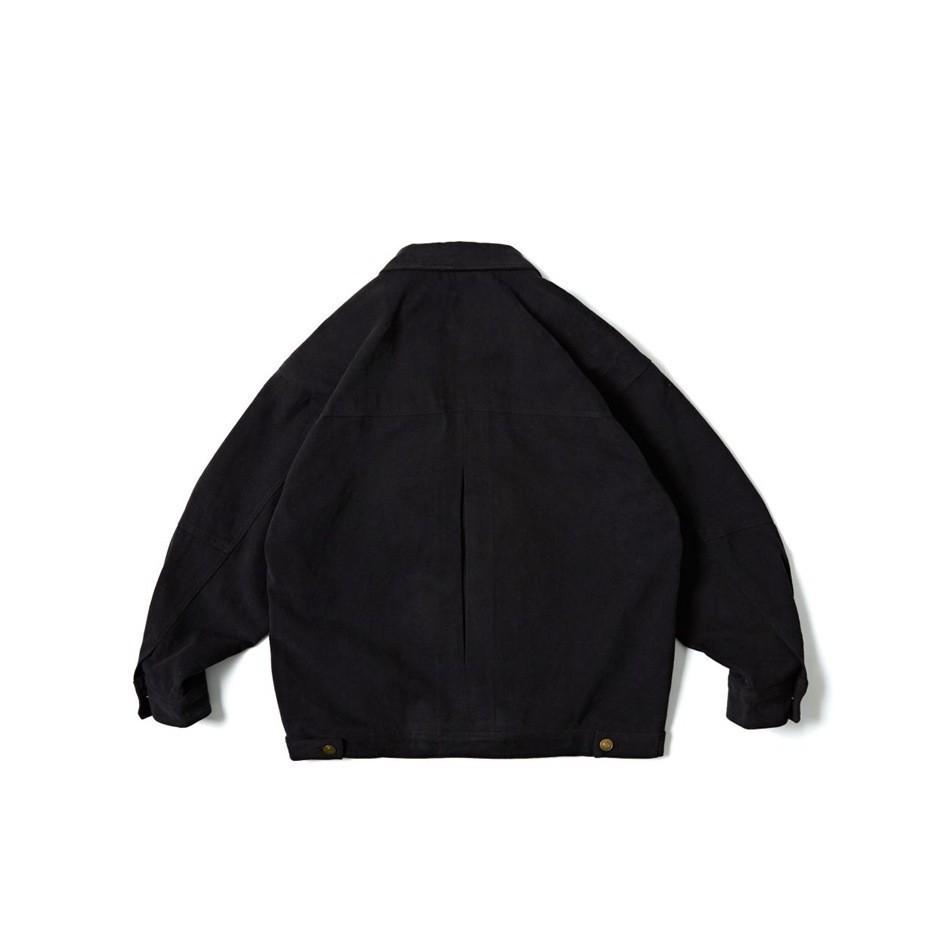 ROPUCHA Men's Retro Multi-Pocket Lapel Workwear Jacket FJ075