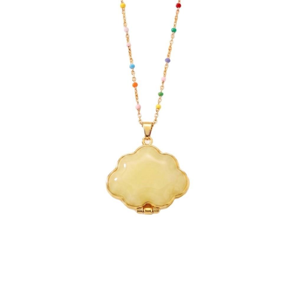 Interesting Design Jewelry Pendant Cute Cloud Opening Box Necklace Phase Box Necklace for Women