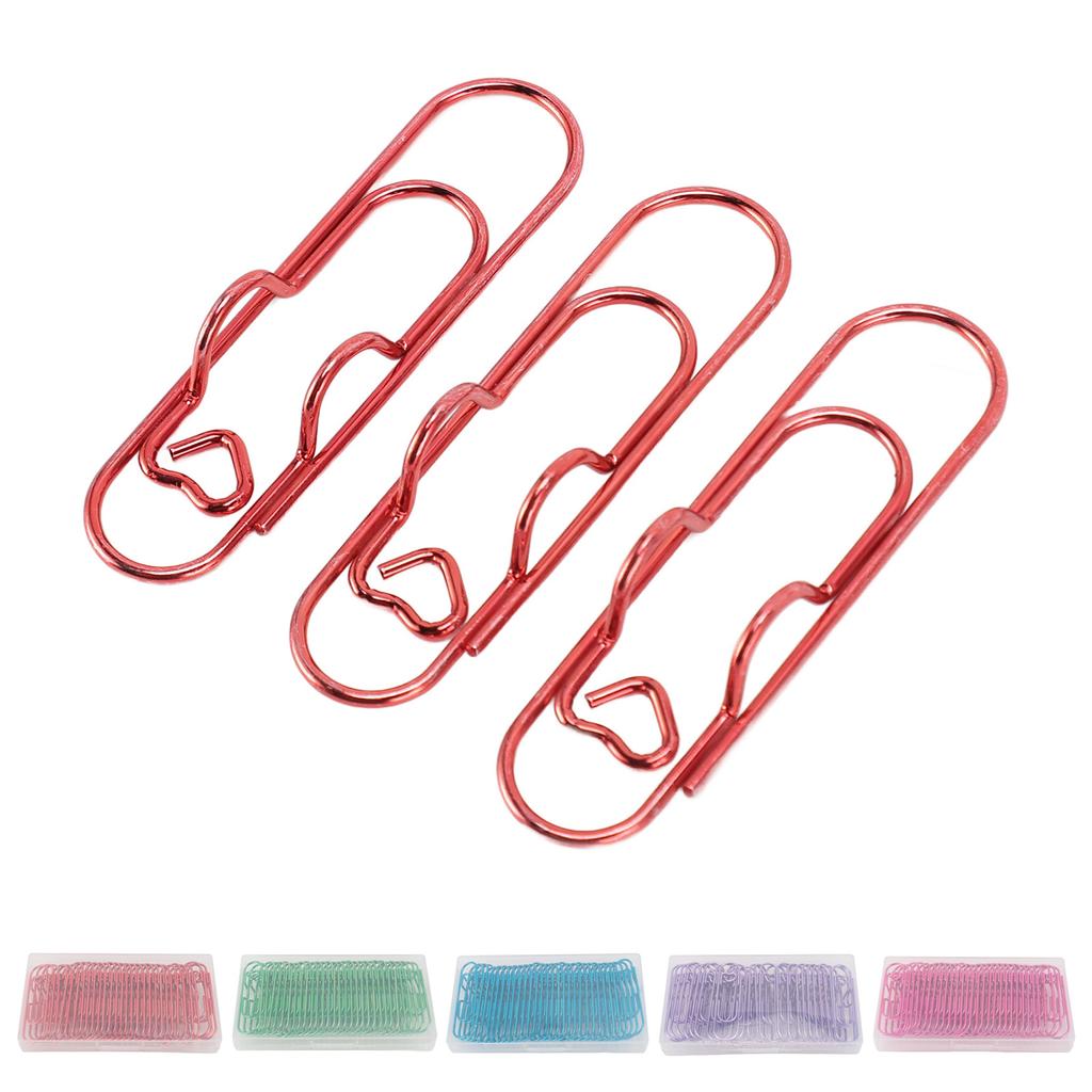 30 ks Kovové klipy na pera Nerezová ocel Multifunkční Přenosný Kovový klip na papír Klip na pero Držák pro