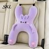 Süßes Tier-Reisekissen H-förmig Auto für Kinder, Nackenkissen Sitz, Schlafende Dekorative Innenraum-Accessoire-Kissen, Plüsch-Ruhekissen Reisen