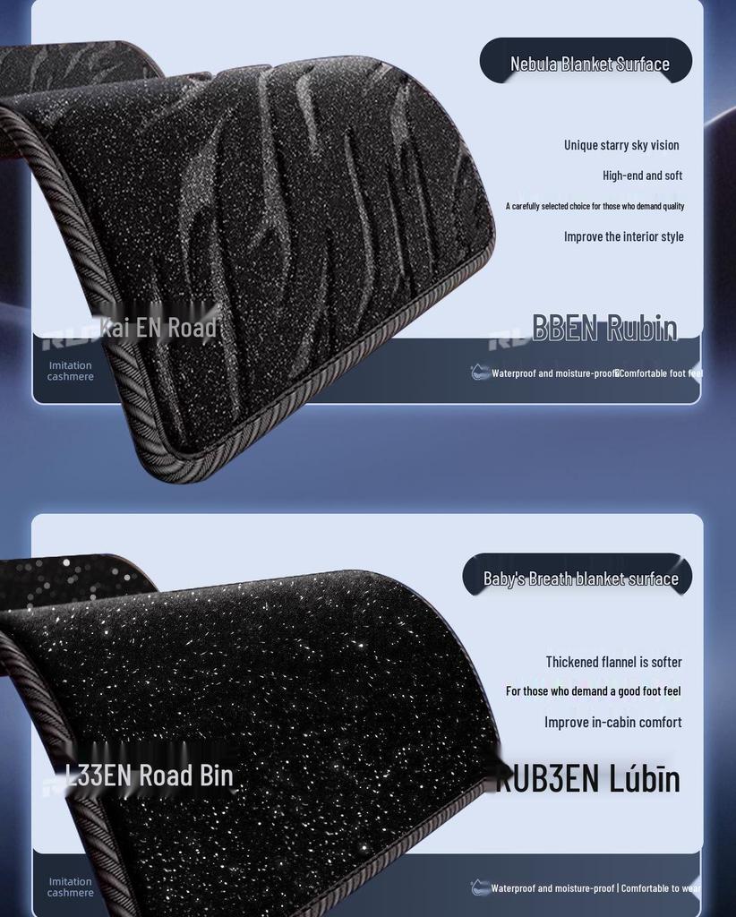 Lubbin TPE Waterproof Floor Mats for Deepal S07