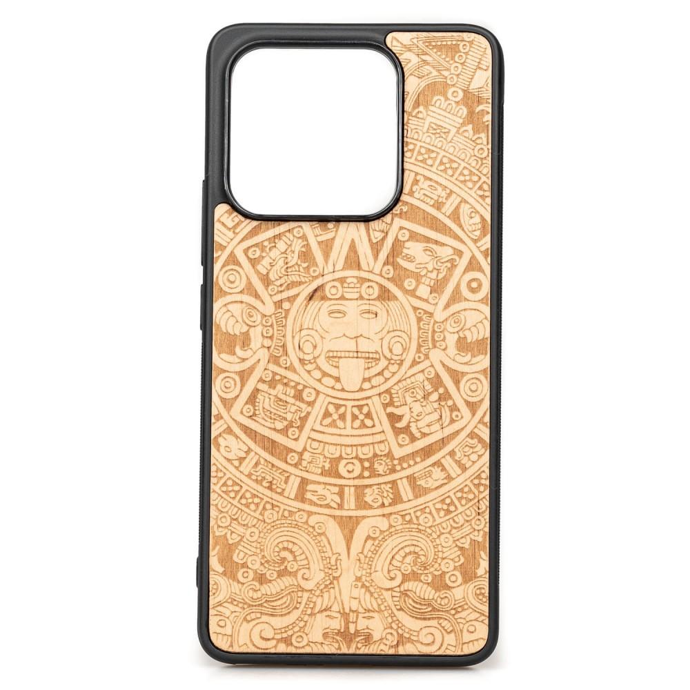 Bewood Xiaomi 13 Pro Wooden Case Aztec Calendar Aniegre