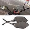 Pair of Motorcycle Modification   Rearview Wing Mirror Motorbike Accessory Black