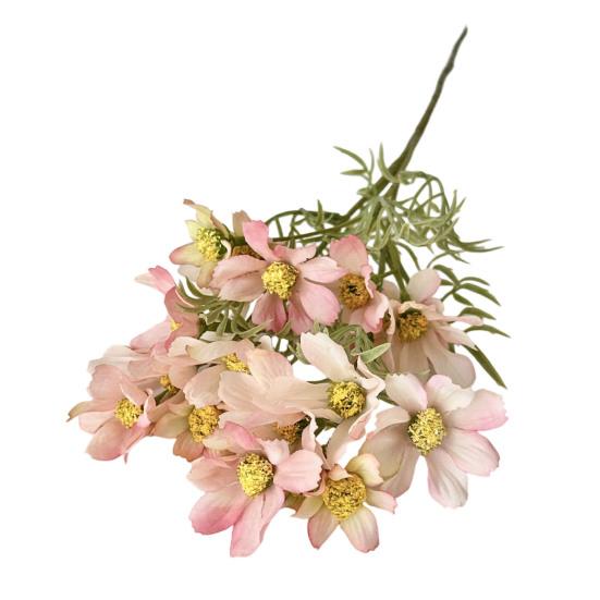 Artificial Spring Flowers Realistic Faux Wildflowers with Stem Colorful Floral Bouquet for Vase Indoor