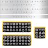 3mm Metal Number/Letter Stamper Metal Leather Punching Tool For Leather Embossing Jewelry Making Leather Stamping Tool
