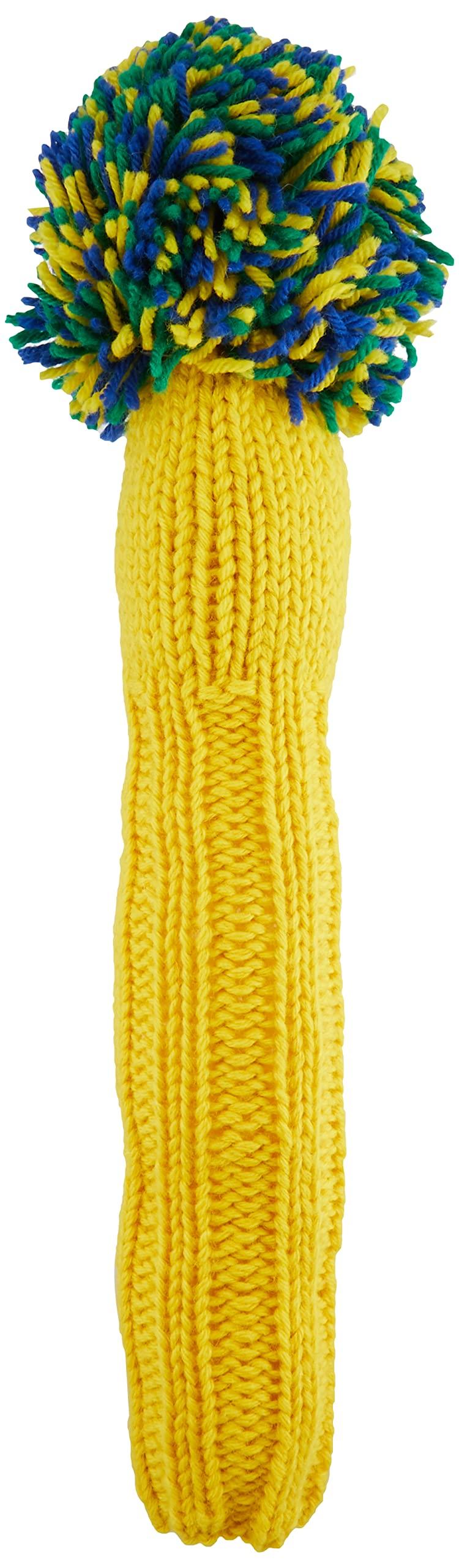 

Jan Craig Handmade Headcovers for Fairway Woods Yellow/Kelly/Indigo