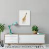 Art 420mm x Wall Wooden Stylish Interior Giraffe Panel, Painting, Decoration, igsticker, 297mm, A3, Photo, Hanging, Frame, Decor, 020029, Animal,