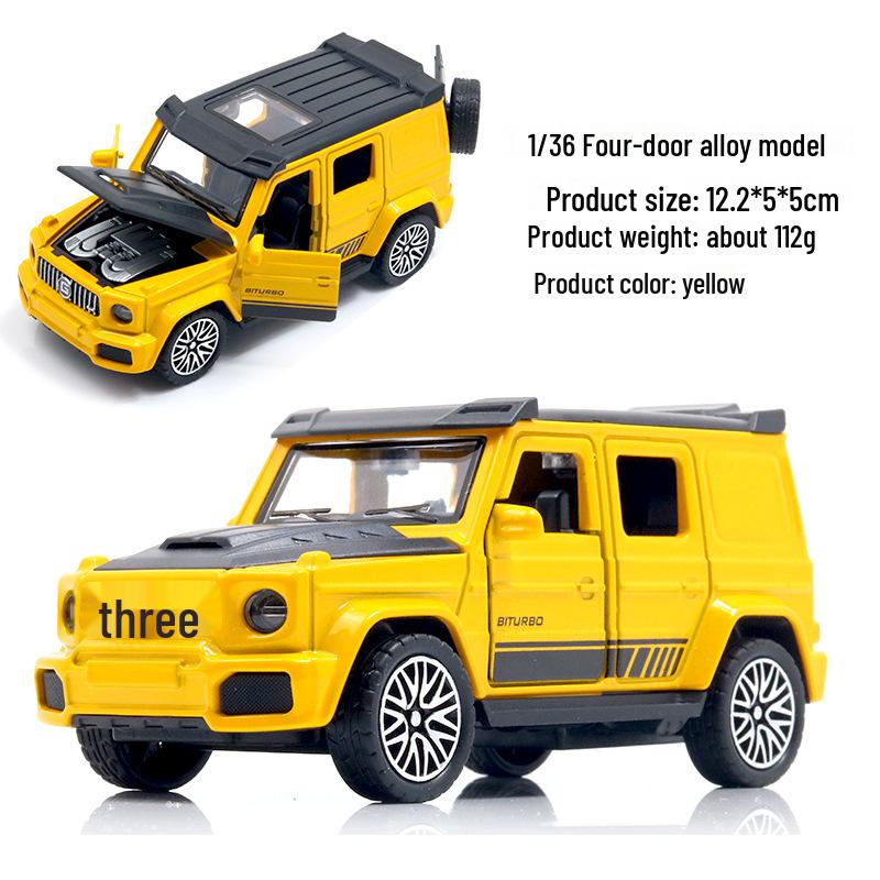 1:36 Legierung Viertüriges Geländewagenmodell Spielzeug für Kinder - Nachtmarktstand Ornament