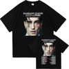 Heißer Verkauf Damiano David Lustige Kleine Ängste Welttournee Poster Grafikdruck T-Shirt Herren Damen Streetwear Harajuku Hip Hop Locker Lässig Übergroßes Oberteil