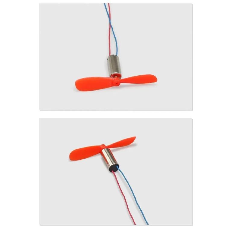 4 X DIY High-Speed Coreless Motor Set 3.7V 50000RPM with 55mm Props CW/CCW for Micro FPV Quadcopter Hollow Cup Design