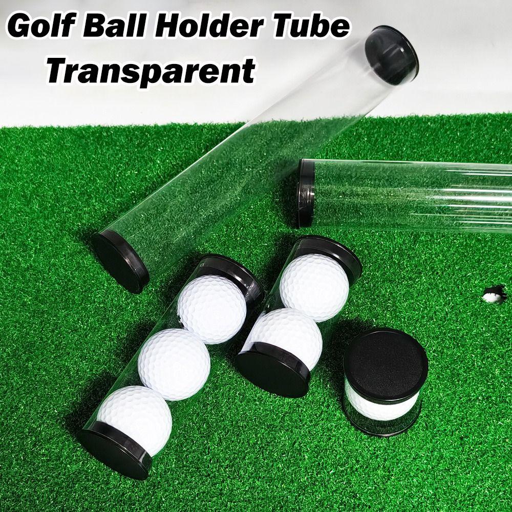 Plastic Golf Ball Tube Barrel Transparent Displaying Golf Balls Collectors And Enthusiasts