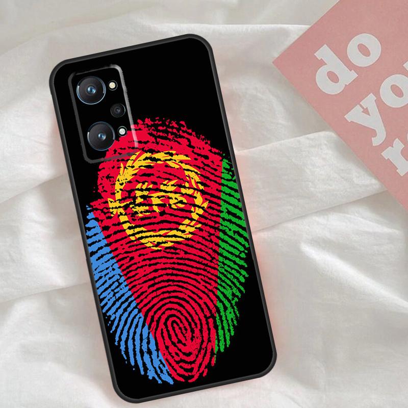 Eritrea Flag Case For Realme GT7 Pro GT6 C75 C65 C67 C61 C53 C55 C51 C35 C63 C71 15 11 12 13 14 Pro Plus