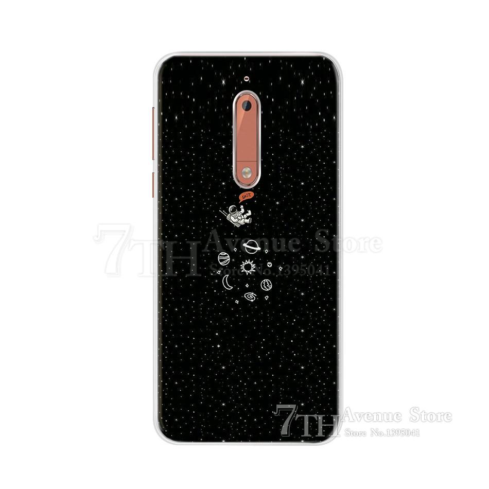 For Nokia 5 Case 5.2" Cartoon Soft Silicone TPU Phone Case For Nokia 5 Nokia5 Global Dual TA-1024 TA-1053 TA-1044 Back Cover