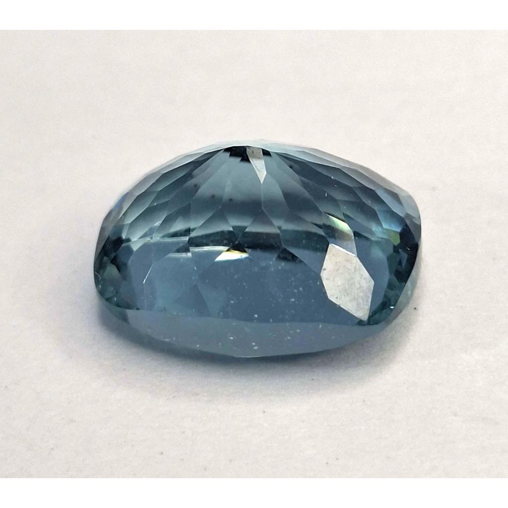 Natural Teal Blue Tourmaline 8-10 Ct Cushion Cut Certified Fabulous Gemstone