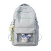 Schoolbag1011 New Korean Style School-Style Backpack for Girls' Middle and High School Large-Capacity School Bag Cute High-Value Lightweight Backpack