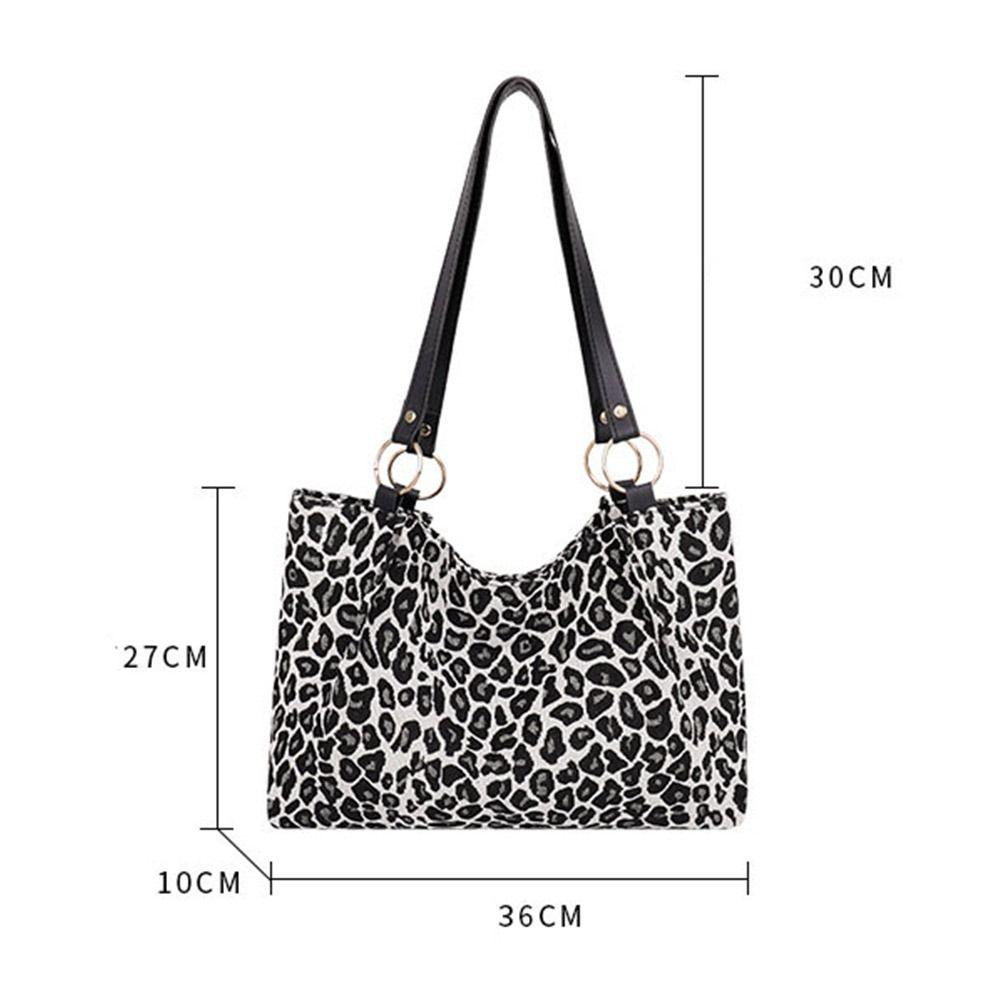 Street Style Single Shoulder Bag Y2k Women Handbags Fashion Leopard Tote Bag  Outdoor