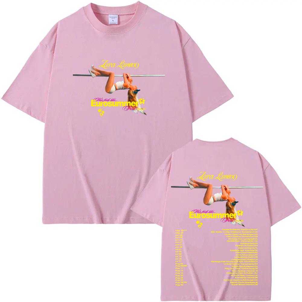 Zara Larsson Grafik T-Shirt 2026 Midnight Sun Tour TEE Fan Edition Mode Druck Kleidung 100% Baumwolle Oberteile
