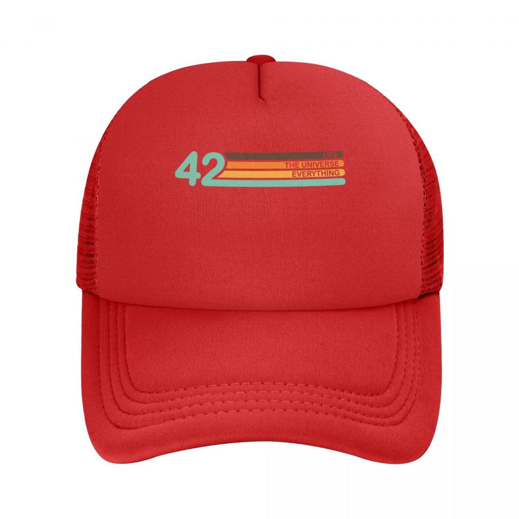 Baseball Caps 42 Life The Universe And Everything Funny Mesh Hats Outdoor Summer Unisex Hats