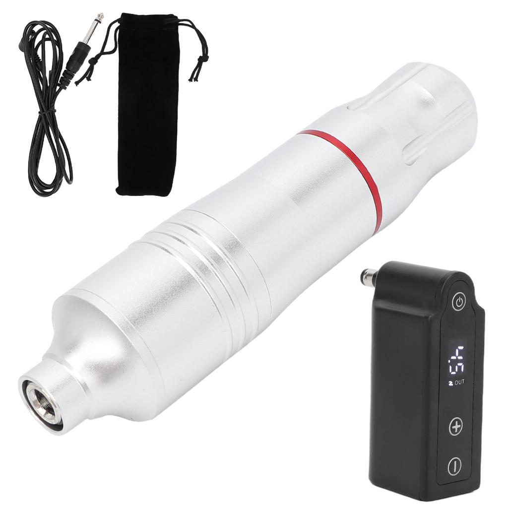 Tattoo Pen Tattoo Machine Kit with Lightweight Wireless Power Supply for Tattoo Eyebrows and